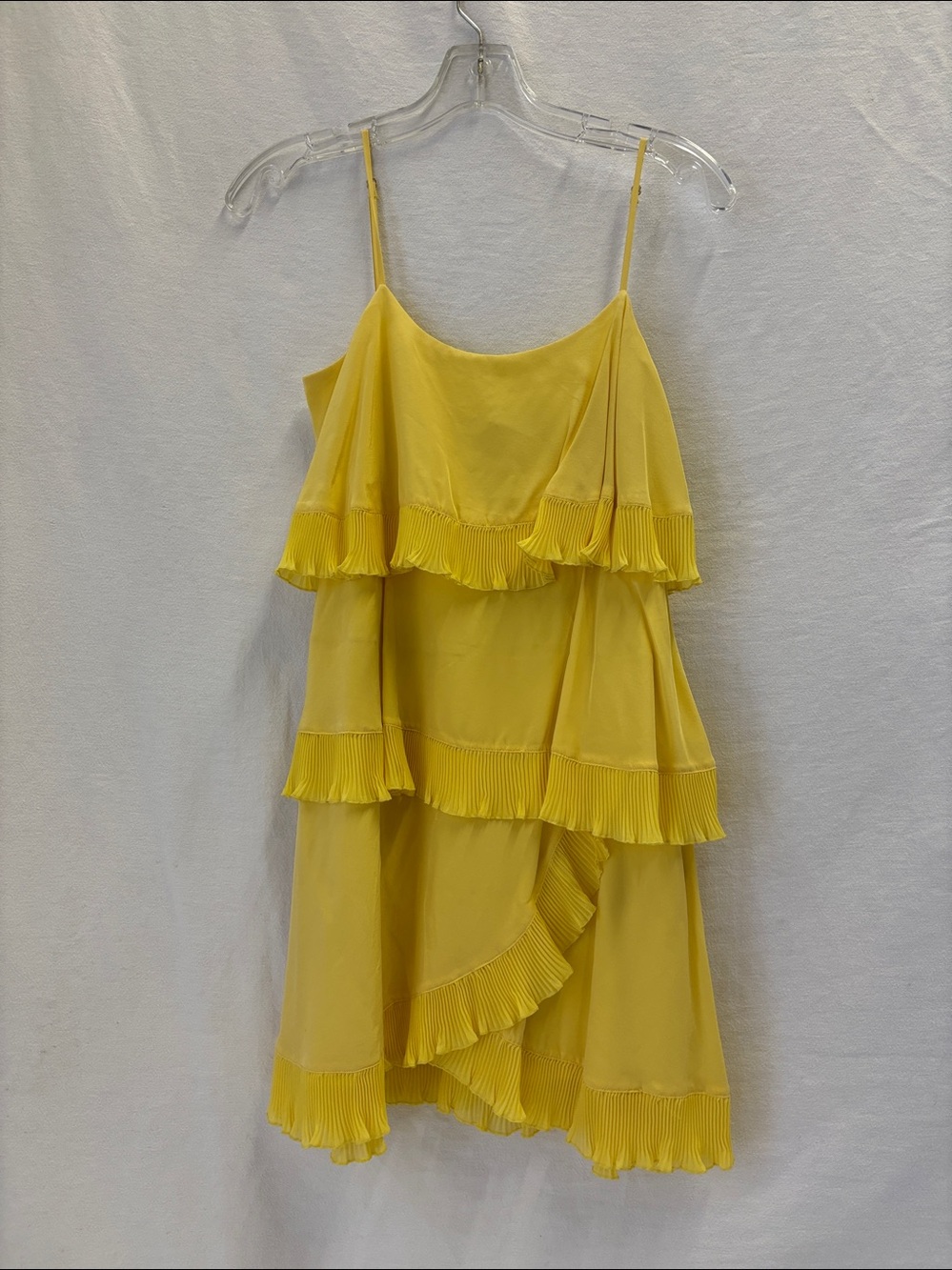 BCBGMaxAzria Silk Ruffle Dress